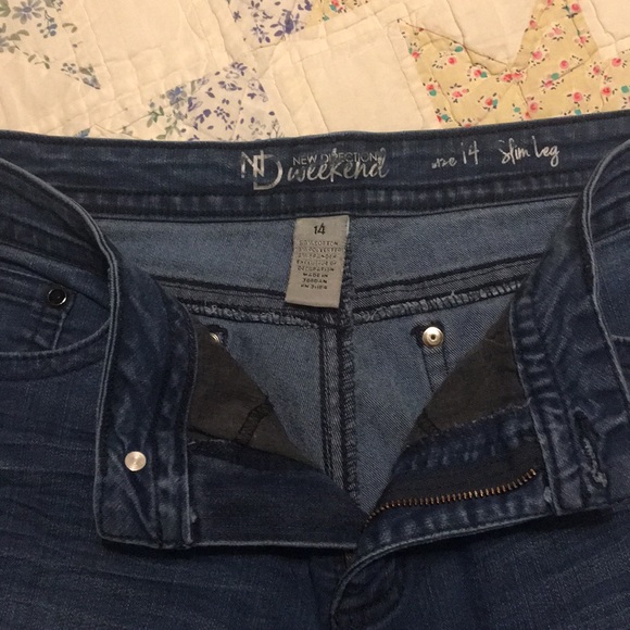 New Directions size 14 slim leg jeans - Picture 2 of 3